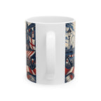 England Soccer Spirit Coffee Mug | Soccer Fan Gift | Ceramic 11oz 15oz Match Day Cup