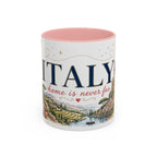 Italy Home Country Mug | Moving Away Gift | Long Distance Friendship | 11 oz 15 oz Accent Mug