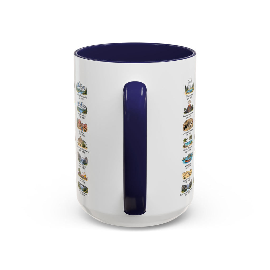 63 National Parks Mug | U.S. Parks Coffee Cup | Park Bucket List Gift | Road Trip Hiking Camping Souvenir