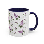 New Hampshire Purple Lilac Mug, State Flower Floral Coffee Cup, 11oz Botanical Gift