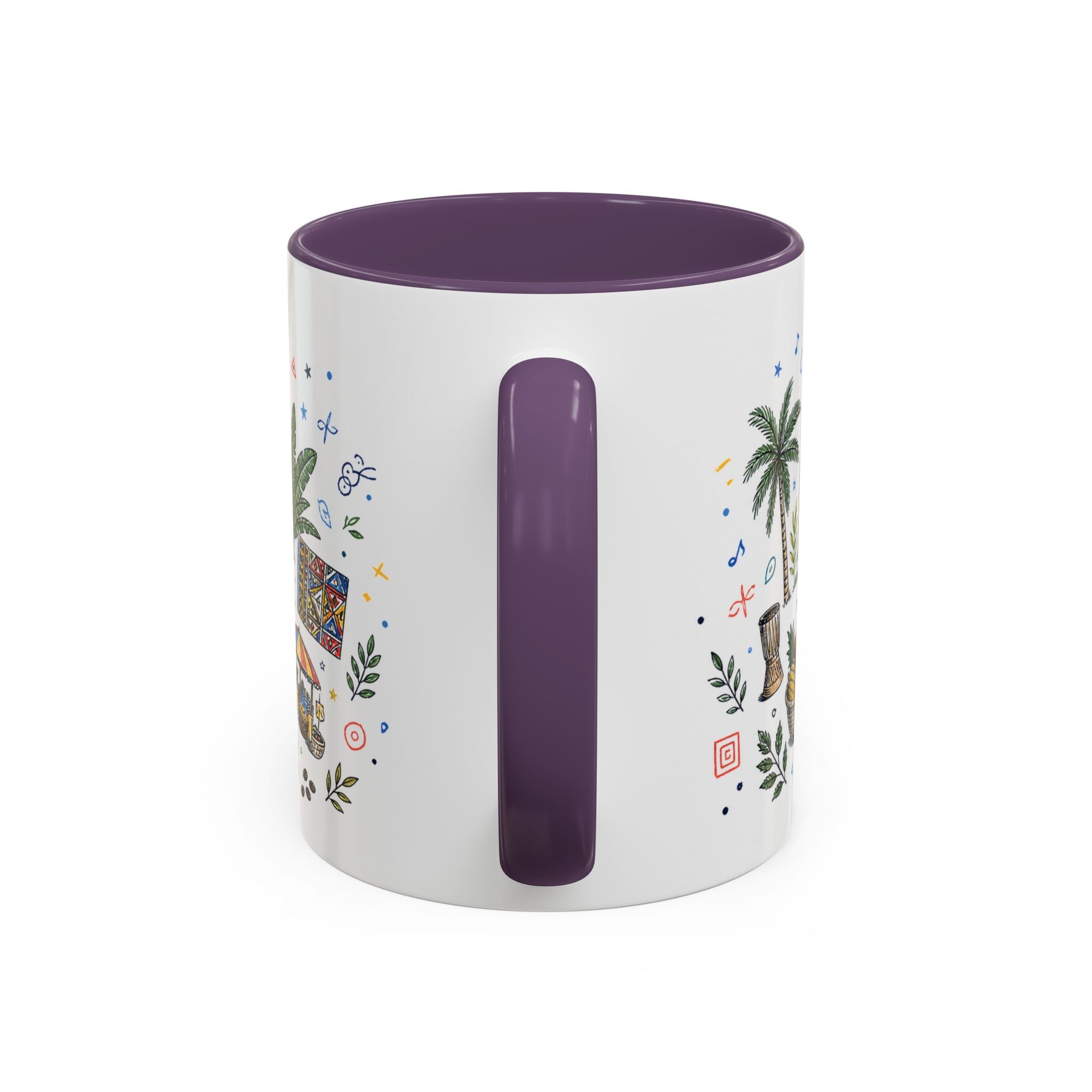 Kinshasa Coffee Mug | DR Congo Souvenir Travel Gift | Accent Color Ceramic 11oz 15oz