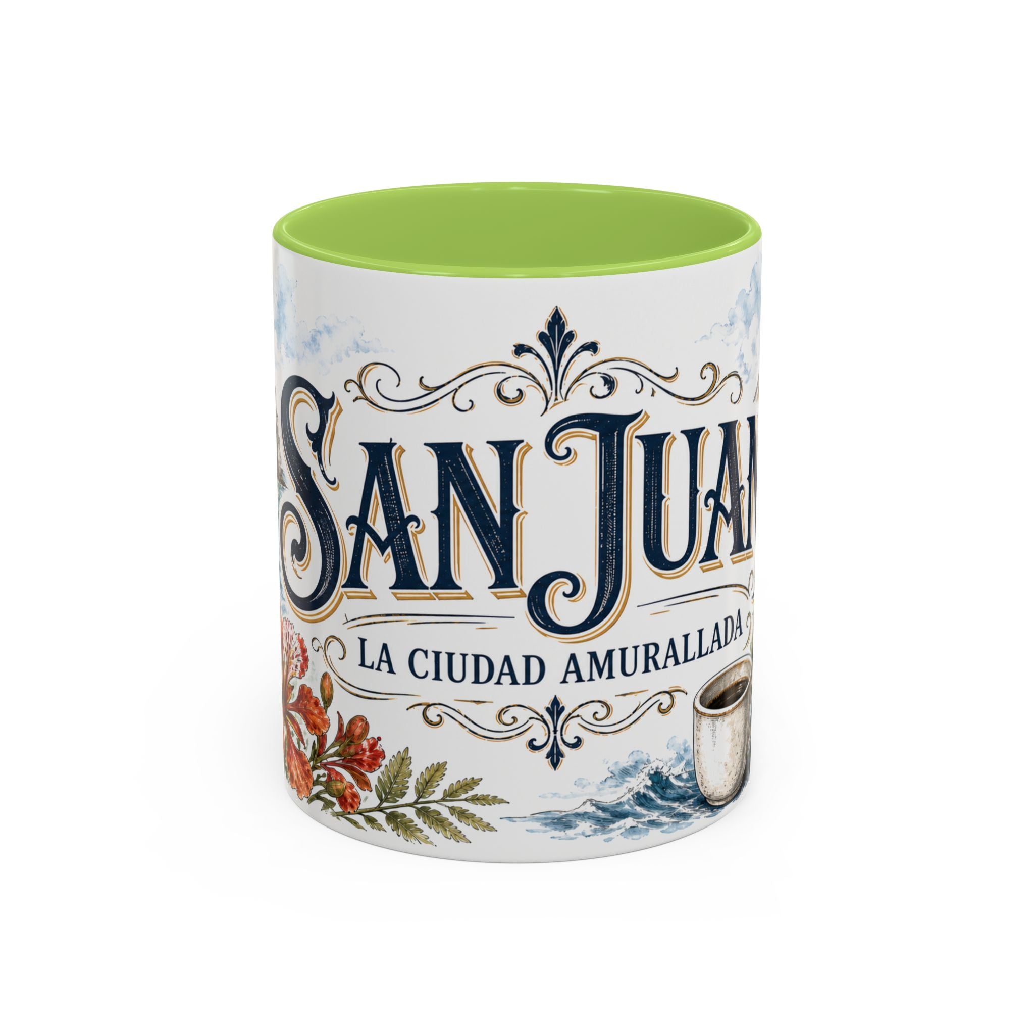 San Juan Coffee Mug | United States Travel Souvenir | Vintage Illustrated City Gift | 11 oz 15 oz Accent Mug