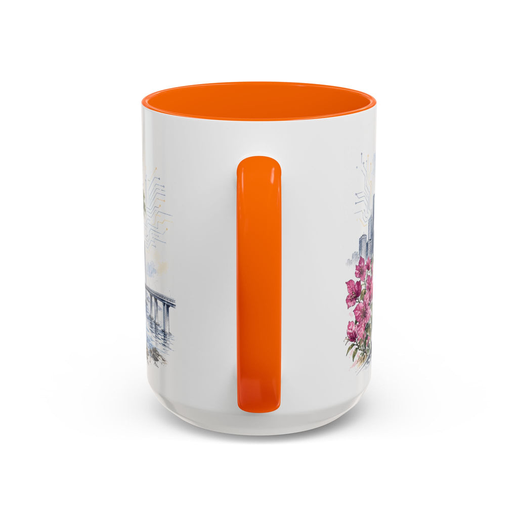 Shenzhen Coffee Mug | China Travel Souvenir | Vintage Illustrated City Gift | 11 oz 15 oz Accent Mug