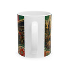 Mexico Soccer Spirit Coffee Mug | Soccer Fan Gift | Ceramic 11oz 15oz Match Day Cup