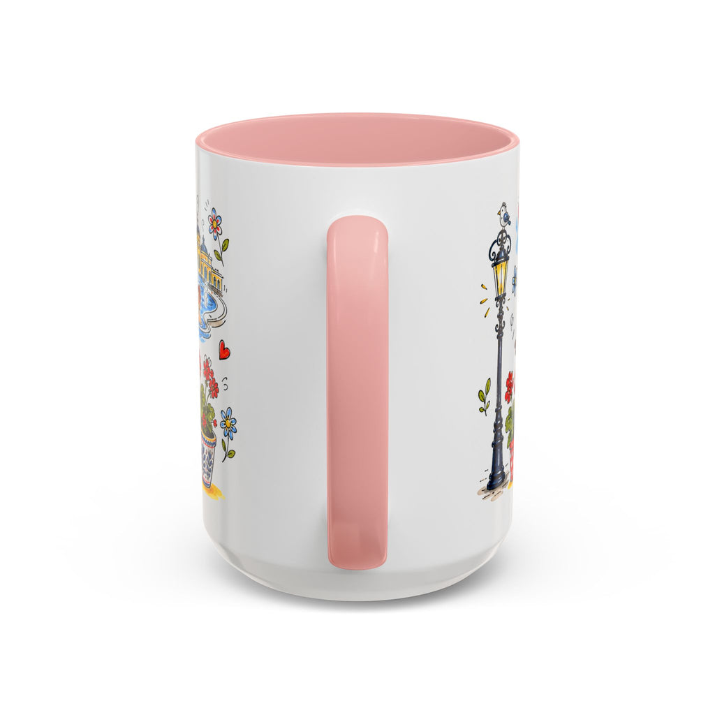 Budapest Travel Mug | European City Souvenir Accent Coffee Mug | 11oz 15oz Ceramic Cup