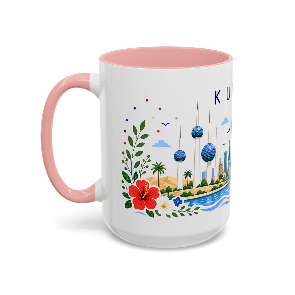 Kuwait Coffee Mug | Travel Souvenir Accent Mug | Place Gift Ceramic Cup 11oz 15oz