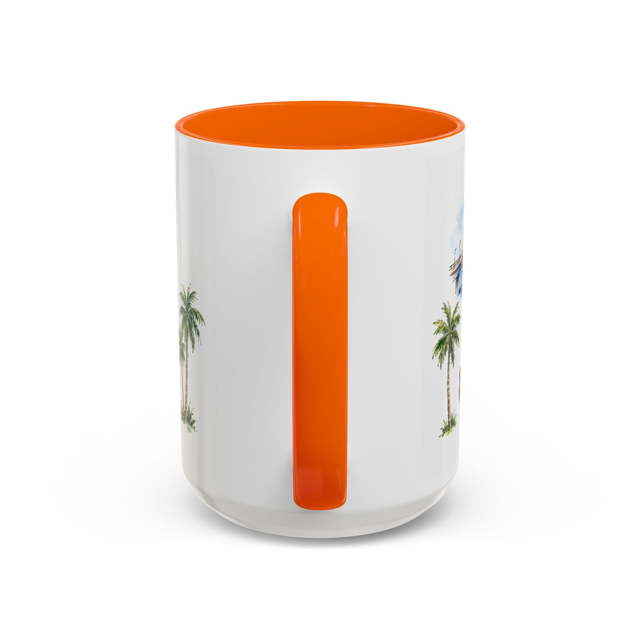 Tampa Illustrated Travel Mug | City Souvenir Accent Coffee Mug | 11oz 15oz Ceramic Cup