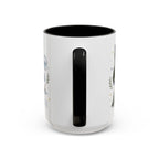 Norwegian Fjords Coffee Mug | Travel Destination Souvenir Gift | Accent Color Ceramic 11oz 15oz