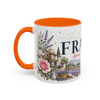 France Home Country Mug | Moving Away Gift | Long Distance Friendship | 11 oz 15 oz Accent Mug