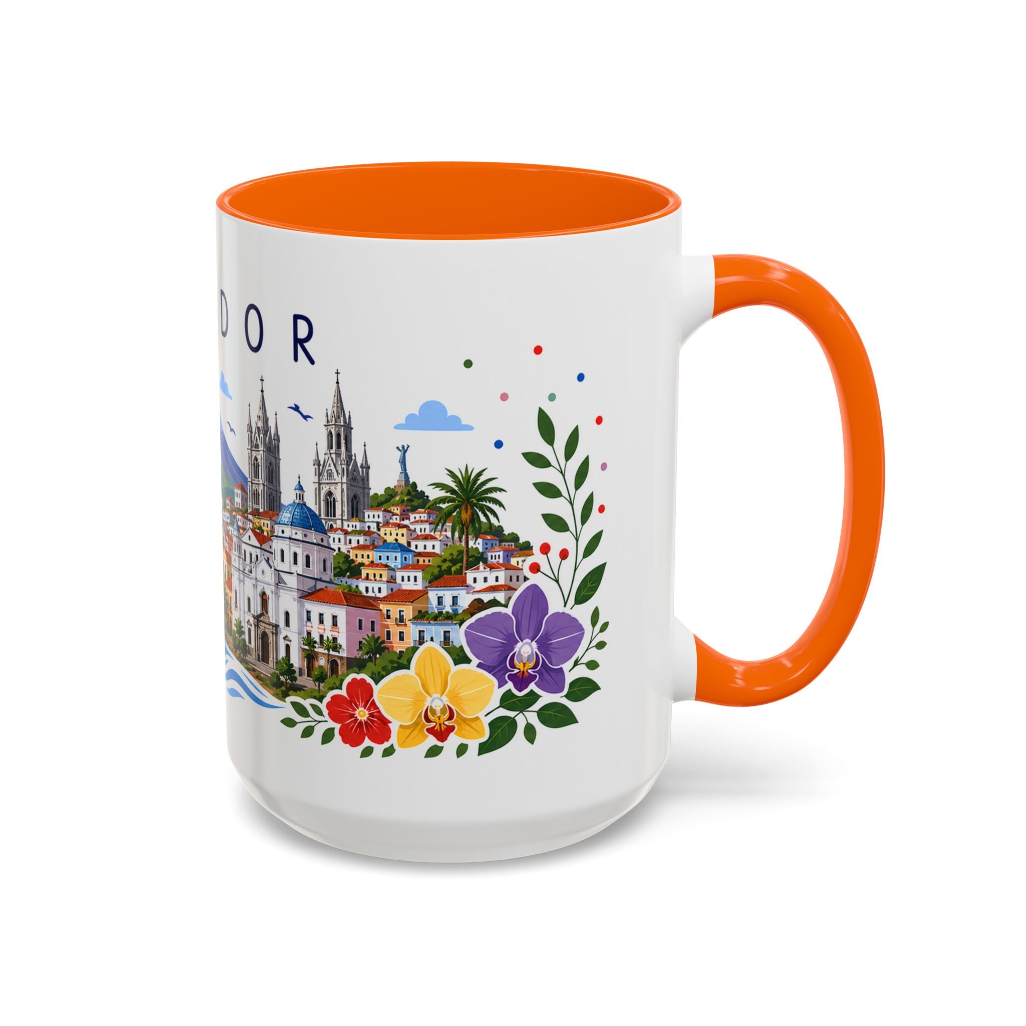 Ecuador Coffee Mug | Travel Souvenir Accent Mug | Place Gift Ceramic Cup 11oz 15oz