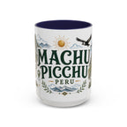 Machu Picchu Coffee Mug | Travel Destination Souvenir Gift | Accent Color Ceramic 11oz 15oz