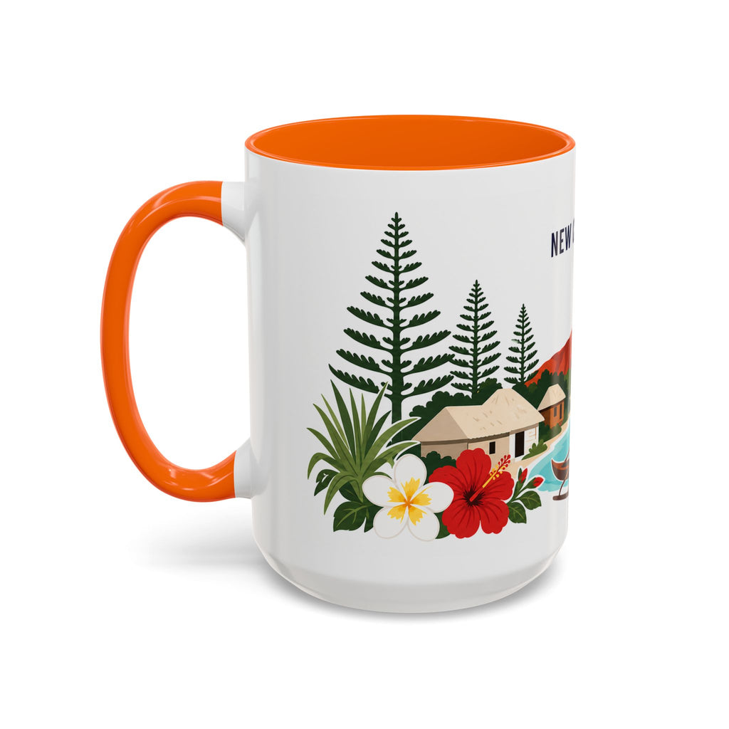 New Caledonia Coffee Mug | Travel Souvenir Accent Mug | Country Gift Ceramic Cup 11oz 15oz