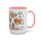 Bryce Canyon Coffee Mug | National Park Hiking Utah Gift | Accent Color Ceramic 11oz 15oz