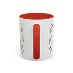 Utah Sego Lily Mug, State Flower Floral Coffee Cup, 11oz Botanical Gift