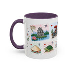 Hanoi Coffee Mug | Postage Stamp Collage Mug | Travel Souvenir Accent Cup 11oz 15oz