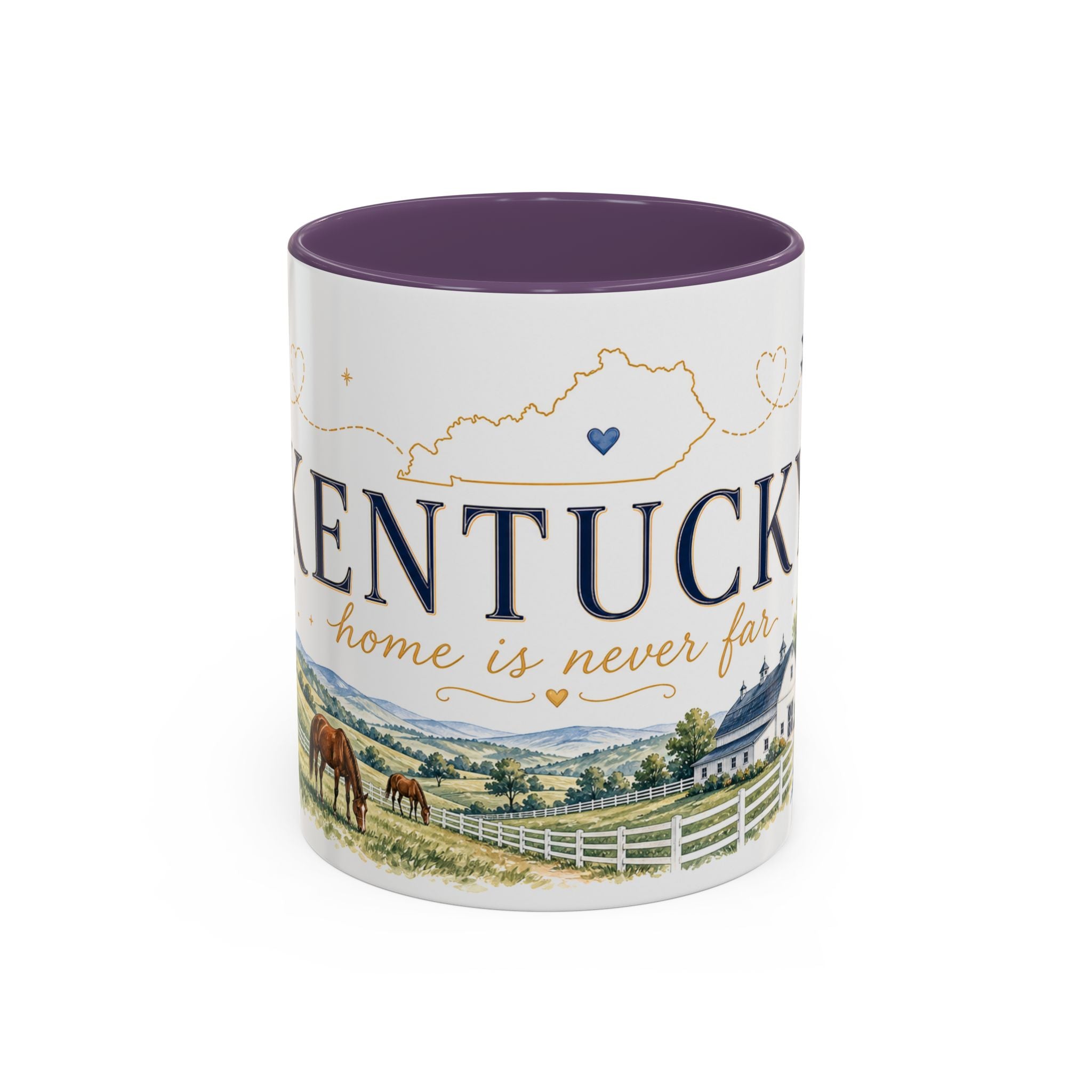 Kentucky Home State Mug | Moving Away Gift | Long Distance Friendship Coffee Cup | 11oz 15oz Accent Mug