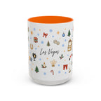 Las Vegas Christmas Mug | Watercolor City Souvenir, Travel Memories (11oz, 15oz)