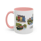 Richmond Illustrated Travel Mug | City Souvenir Accent Coffee Mug | 11oz 15oz Ceramic Cup