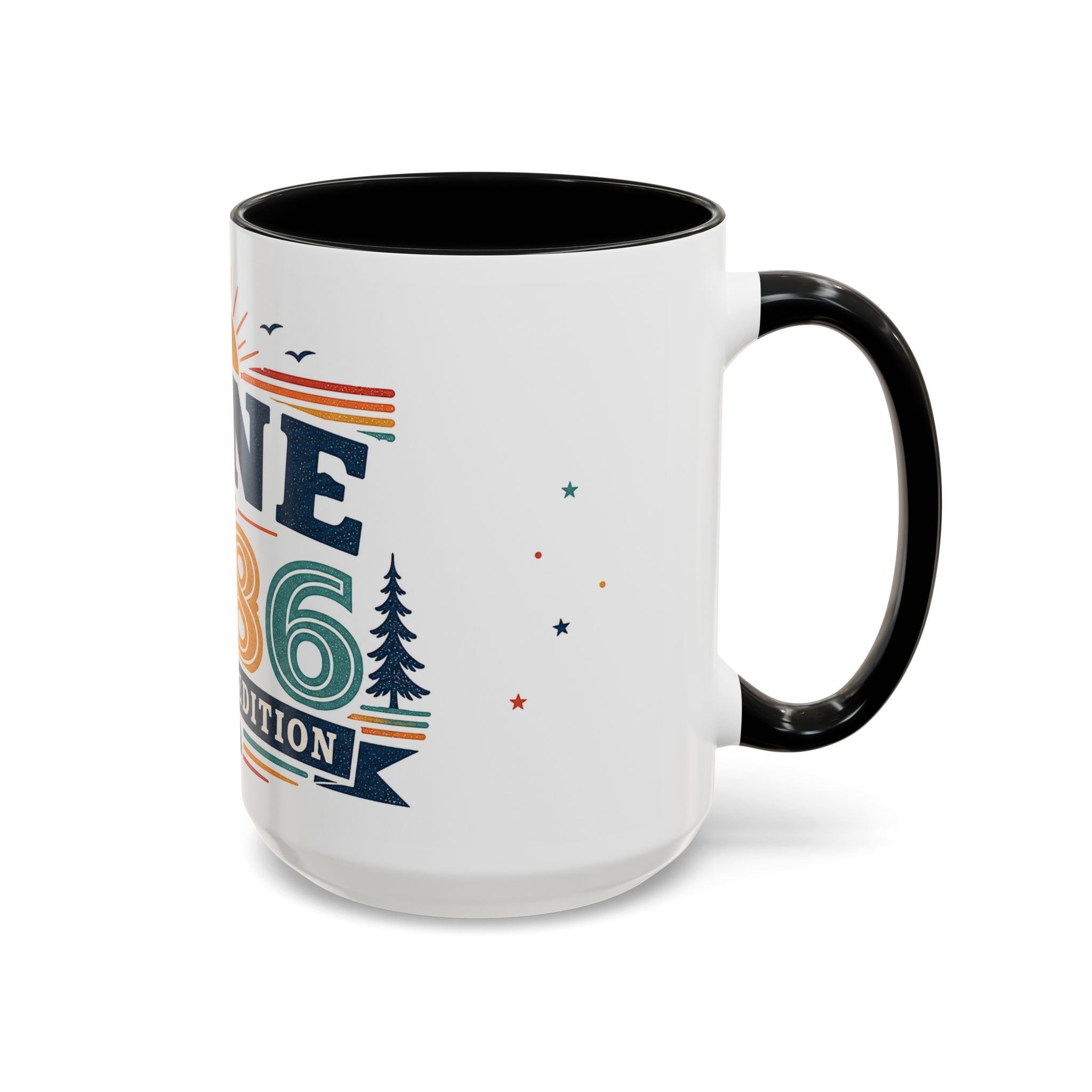 Custom Retro Birthday Mug | Personalized Month Year Gift (11oz 15oz)