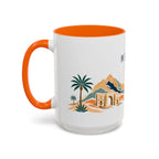 Mecca Coffee Mug | Saudi Arabia Travel Souvenir | Porcelain Decal City Gift | 11oz 15oz Accent Mug