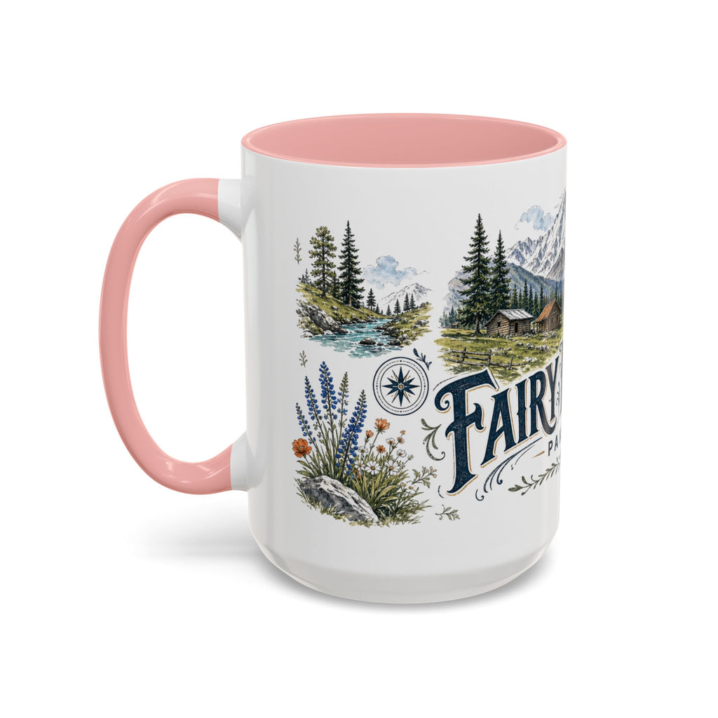 Fairy Meadows Mug, Pakistan Travel Souvenir, Bucket List Gift, Accent Ceramic Coffee Mug 11oz 15oz