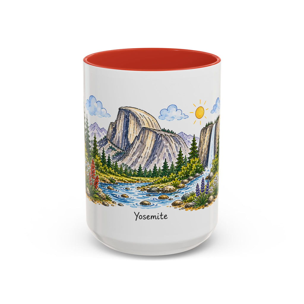 Yosemite National Park Mug | US Travel Souvenir Accent Coffee Mug | 11oz 15oz Ceramic Cup
