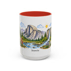Yosemite National Park Mug | US Travel Souvenir Accent Coffee Mug | 11oz 15oz Ceramic Cup