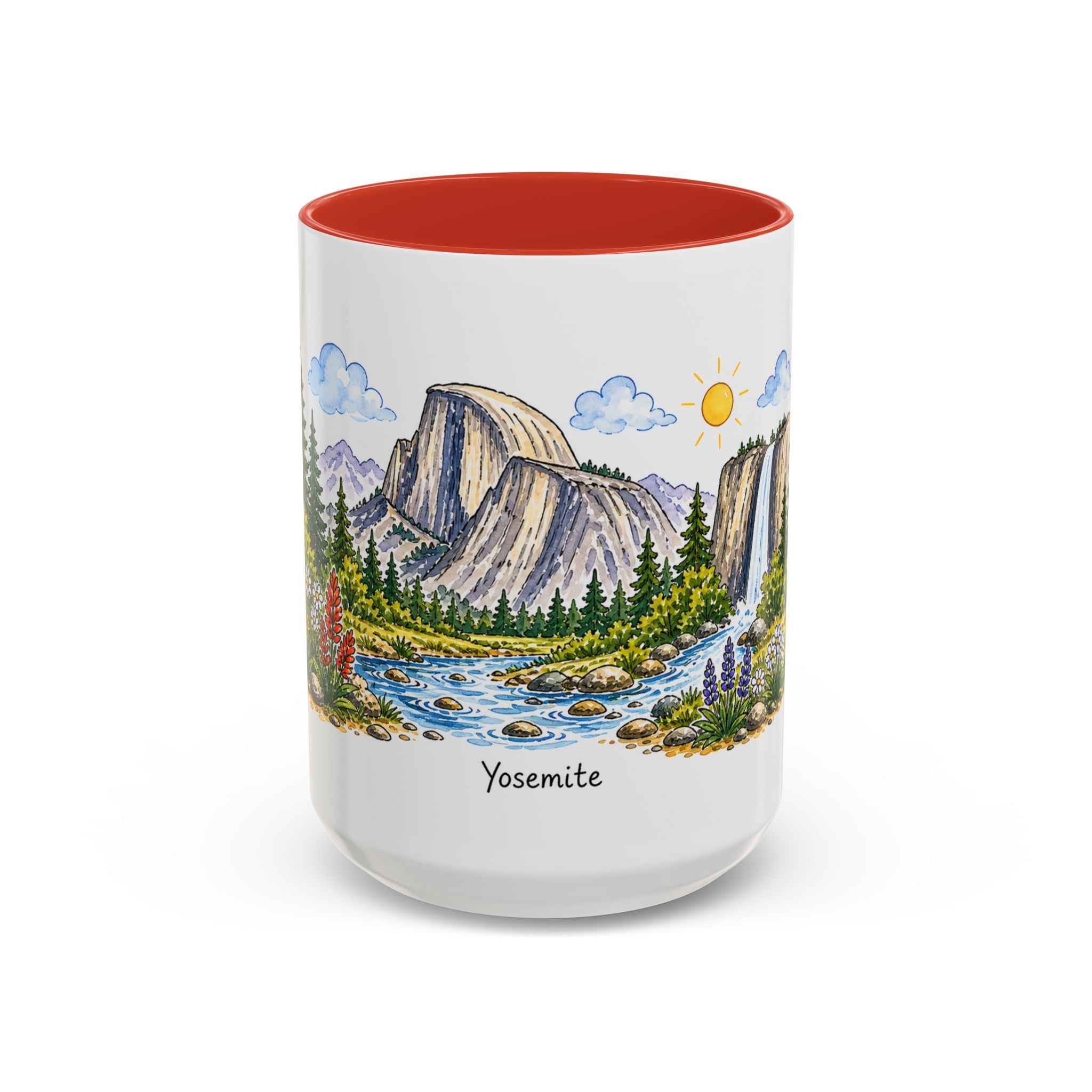 Yosemite National Park Mug | US Travel Souvenir Accent Coffee Mug | 11oz 15oz Ceramic Cup