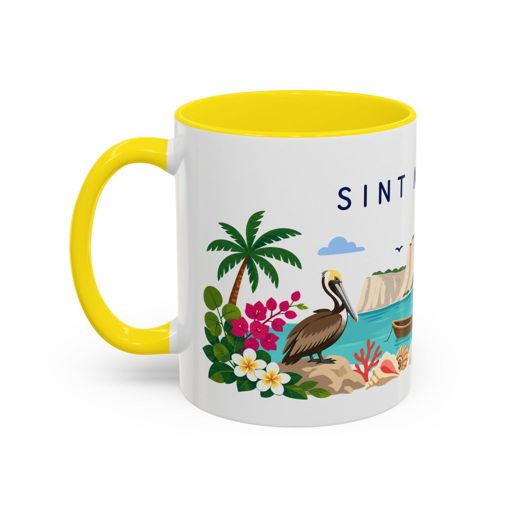 Sint Maarten Coffee Mug | Travel Souvenir Accent Mug | Country Gift Ceramic Cup 11oz 15oz