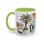 Dead Sea Mug, Jordan Travel Souvenir, Bucket List Gift, Accent Ceramic Coffee Mug 11oz 15oz