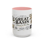 Great Basin National Park Coffee Mug | Nevada Desert Stargazing Hiking Gift | Accent Color Ceramic 11oz 15oz