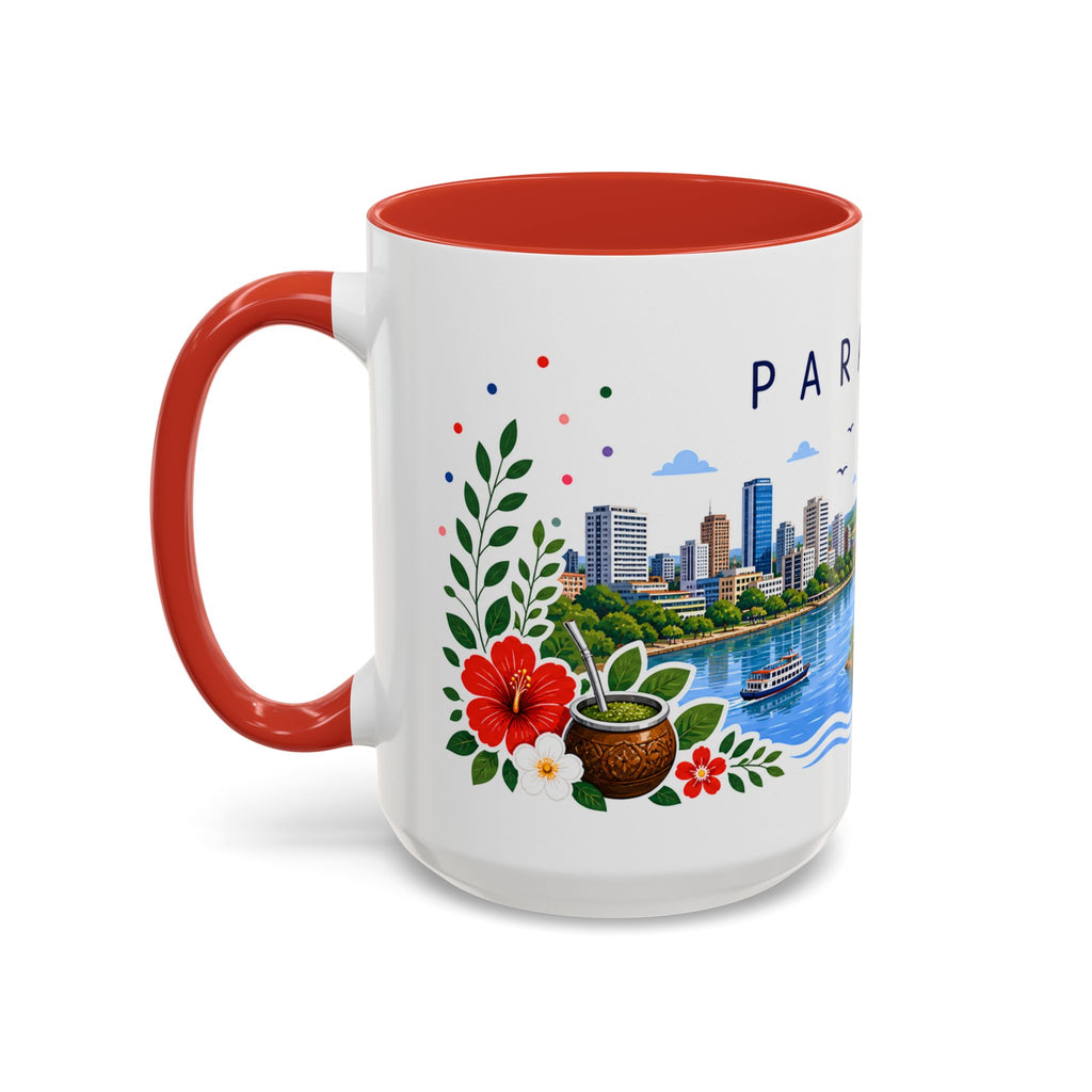 Paraguay Coffee Mug | Travel Souvenir Accent Mug | Place Gift Ceramic Cup 11oz 15oz