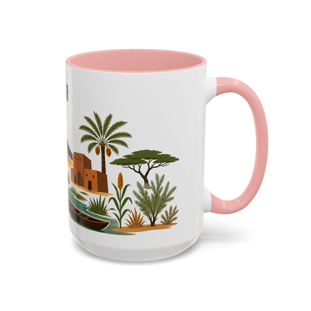Niger Coffee Mug | Travel Souvenir Accent Mug | Country Gift Ceramic Cup 11oz 15oz
