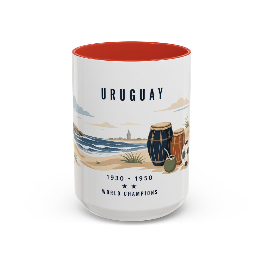 Uruguay World Champions Mug | Two Time Soccer Champion Gift | Uruguayan Football Fan Cup | 1930 1950 | 11oz 15oz Accent Mug