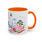 South Korea Coffee Mug | Travel Souvenir Accent Mug | Country Gift Ceramic Cup 11oz 15oz