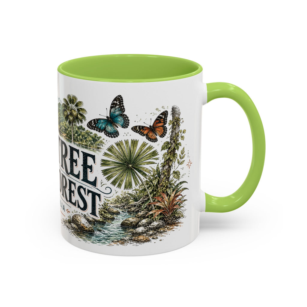 Daintree Rainforest Mug, Australia Travel Souvenir, Bucket List Gift, Accent Ceramic Coffee Mug 11oz 15oz
