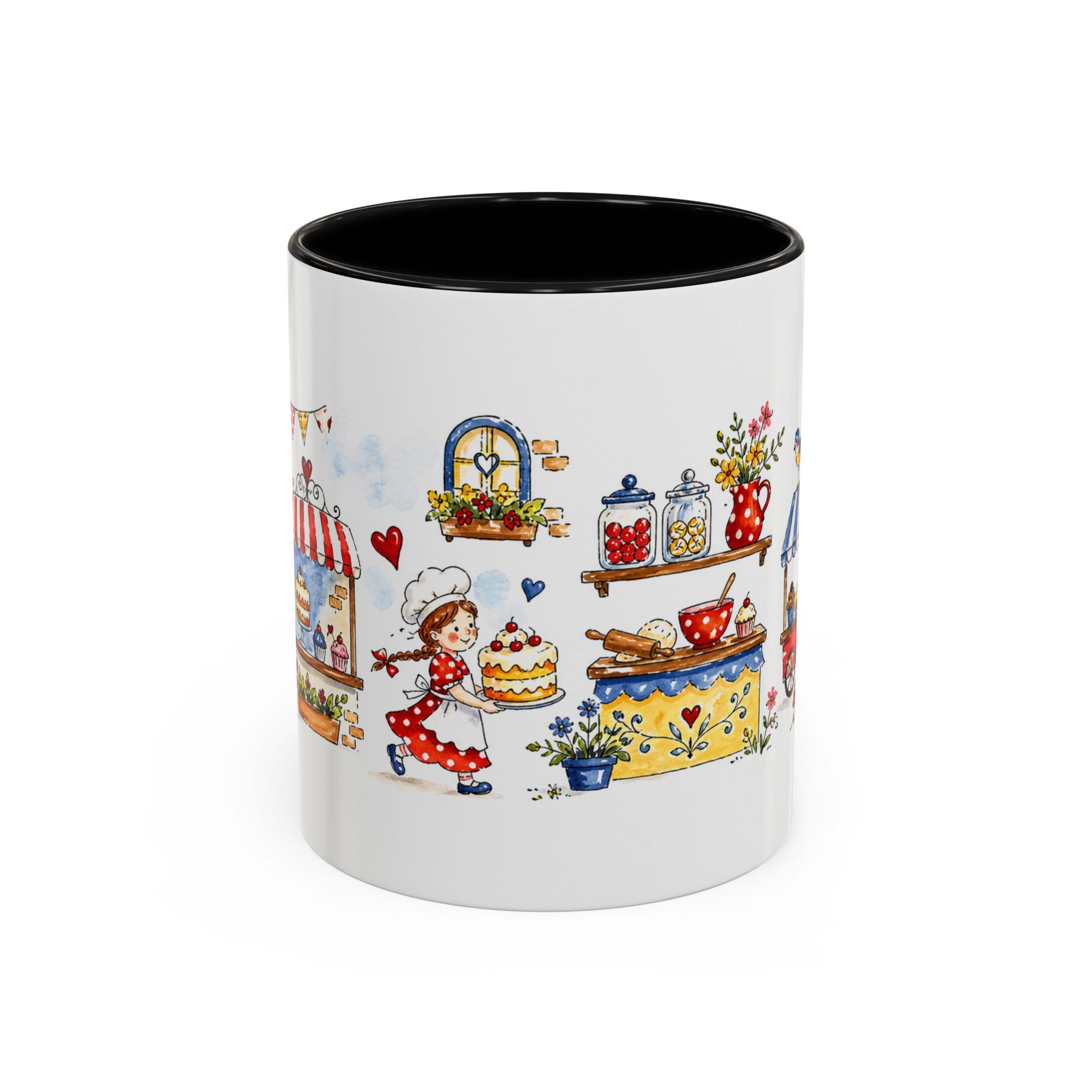 Cozy Bakery Village Mug | Storybook Pastry Accent Coffee Mug | EveryLegend