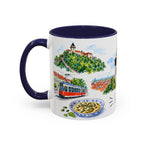 Graz Illustrated Travel Mug | City Souvenir Accent Coffee Mug | 11oz 15oz Ceramic Cup