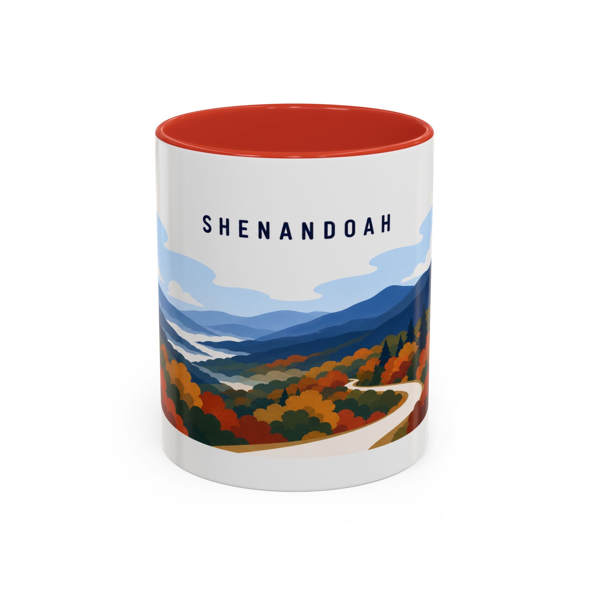 Shenandoah National Park Coffee Mug | Solid Color Block Park Souvenir | 11oz 15oz Accent Mug