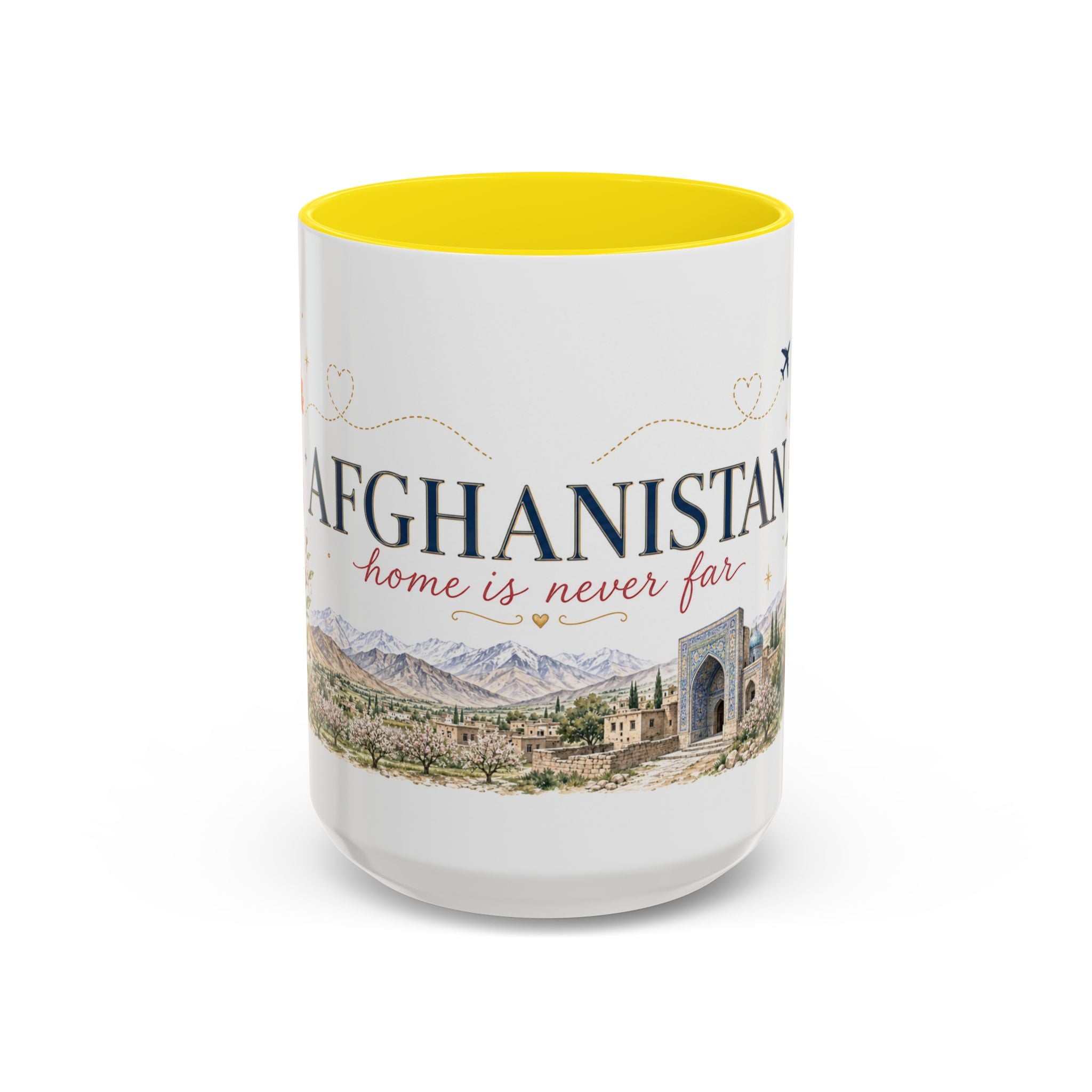 Afghanistan Home Country Mug | Moving Away Gift | Long Distance Friendship | 11 oz 15 oz Accent Mug