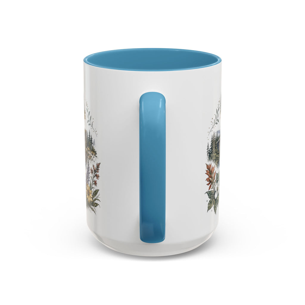 Columbia River Gorge Mug, Pacific Northwest Travel Souvenir, Bucket List Gift, Accent Ceramic Coffee Mug 11oz 15oz