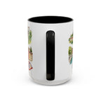 Lyon Illustrated Travel Mug | City Souvenir Accent Coffee Mug | 11oz 15oz Ceramic Cup
