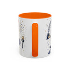 America 250 Coffee Mug | 1776-2026 Patriotic 4th of July Gift | Accent Color Ceramic 11oz 15oz