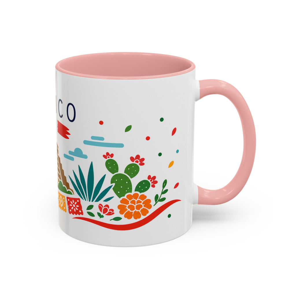 Mexico Coffee Mug | Travel Souvenir Accent Mug | Country Gift Ceramic Cup 11oz 15oz