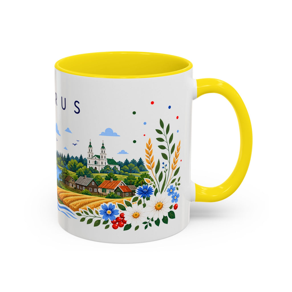Belarus Coffee Mug | Travel Souvenir Accent Mug | Place Gift Ceramic Cup 11oz 15oz