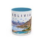 Bolivia Coffee Mug | Travel Souvenir Accent Mug | Place Gift Ceramic Cup 11oz 15oz