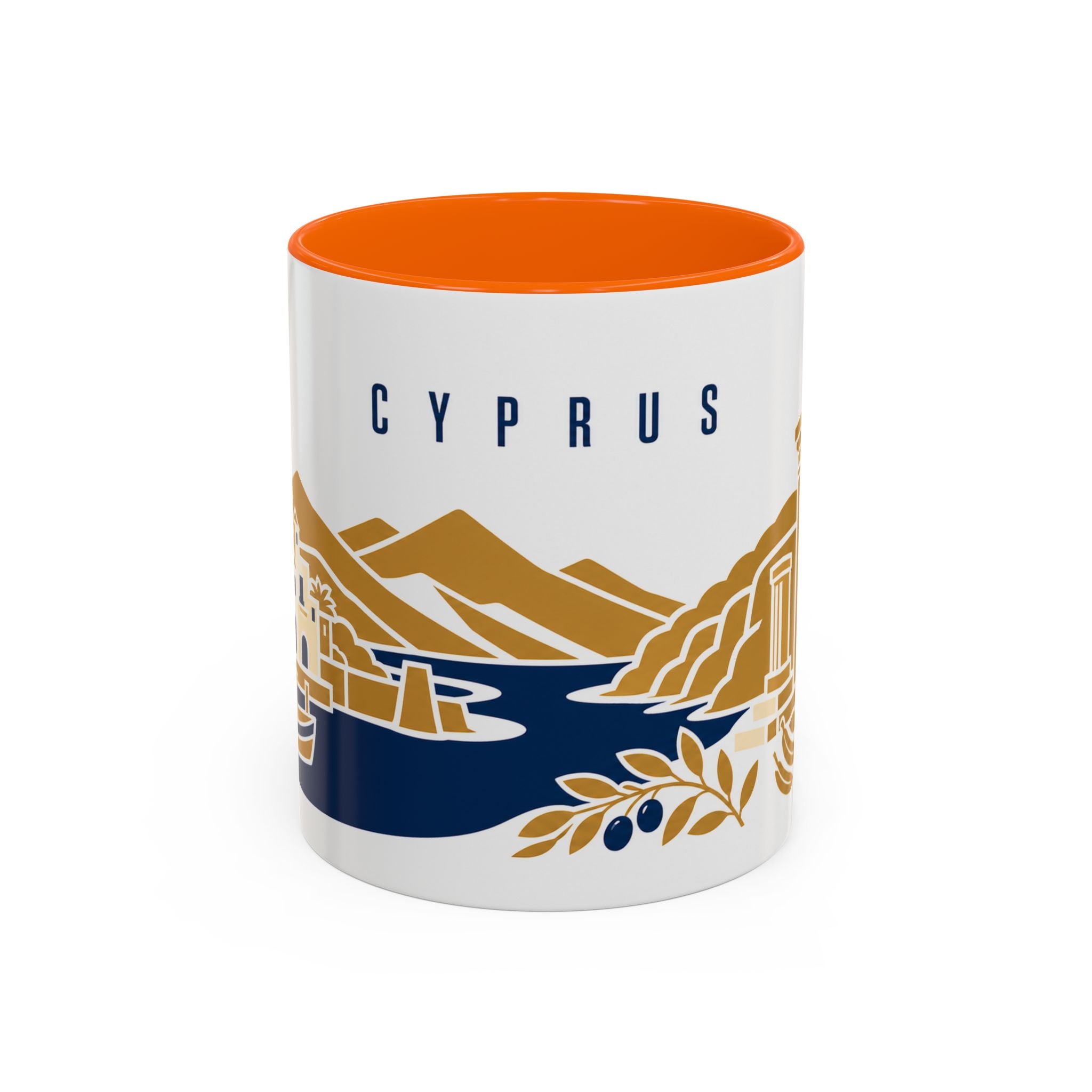 Cyprus Coffee Mug | Travel Souvenir Accent Mug | Country Gift Ceramic Cup 11oz 15oz
