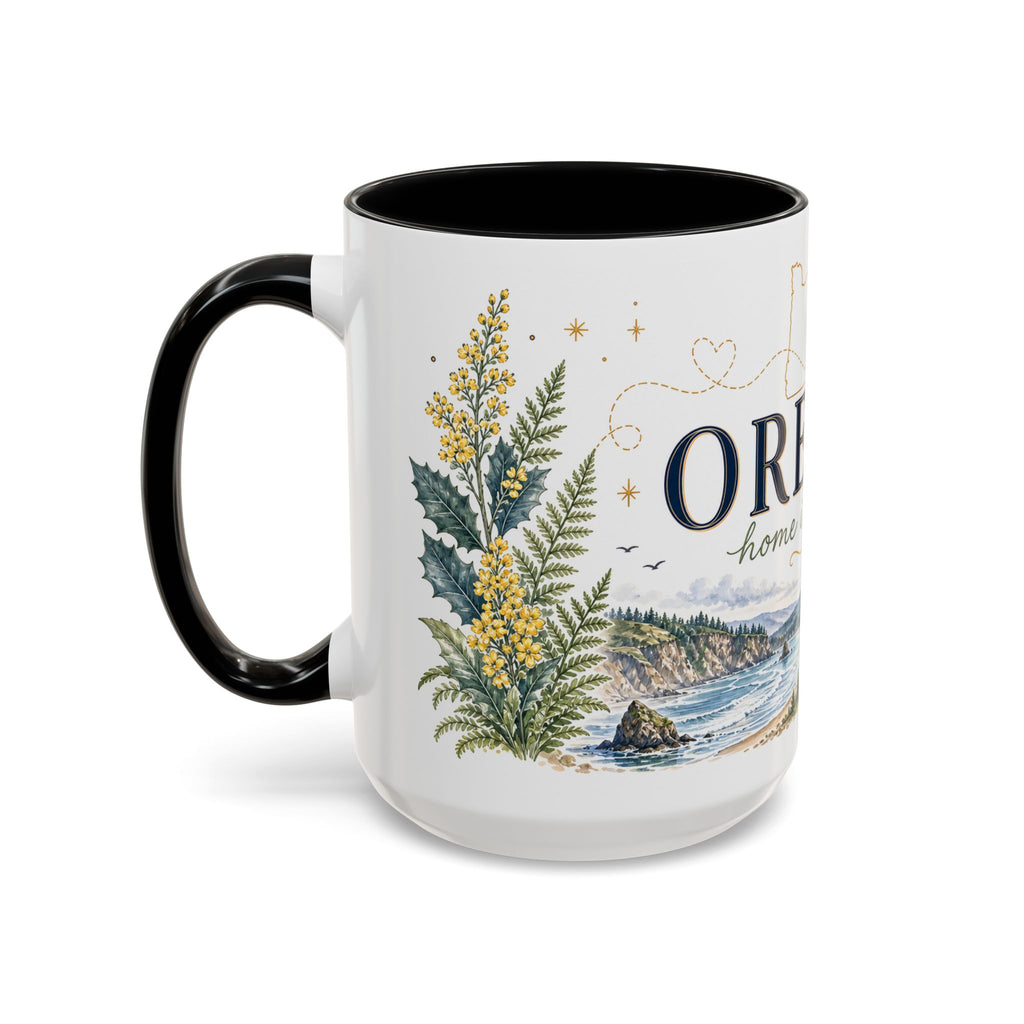 Oregon State Mug | Moving Away, Long Distance Friendship Gift | 11oz 15oz Accent Mug