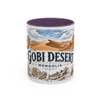 Gobi Desert Mug, Mongolia Travel Souvenir, Bucket List Gift, Accent Ceramic Coffee Mug 11oz 15oz