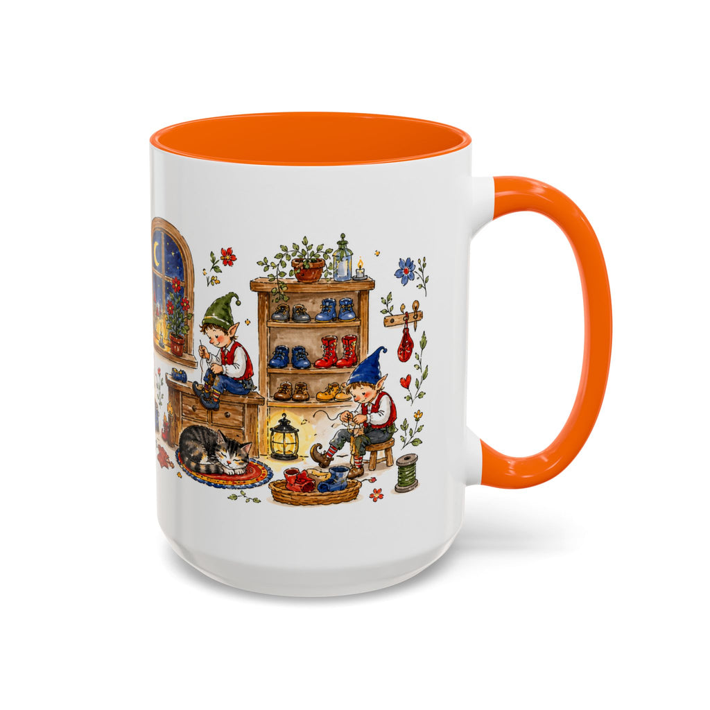Elves and the Shoemaker Mug | Storybook Accent Coffee Mug | EveryLegend